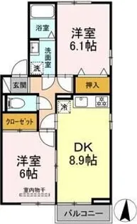 リヴェール【2階】の間取り