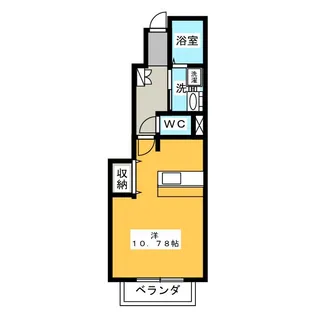 フォーリスト清水【2階】の間取り