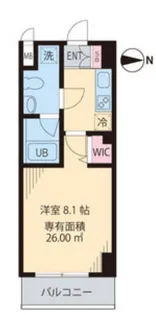 インペリアルパークI【4階】の間取り