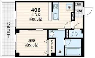 セル エット ルミエール【4階】の間取り