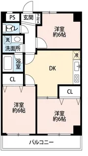 エスポワール洗足【3階】の間取り