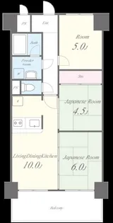 リーガルハイツ【2階】の間取り