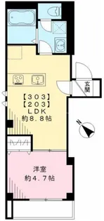 ワイズフォレスト【2階】の間取り