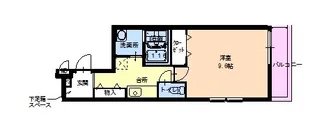 フジパレス中宮【3階】の間取り