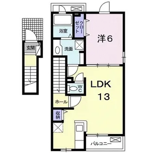 さくらII【2階】の間取り