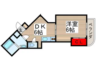 コ-マス柏【2階】の間取り