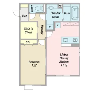 アポロレール【3階】の間取り