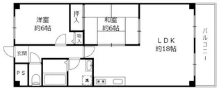 アドニス吉田 野洲市市三宅【6階】の間取り