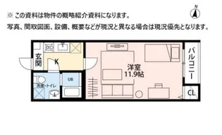 Villa Balena(ビラバレーナ)【3階】の間取り