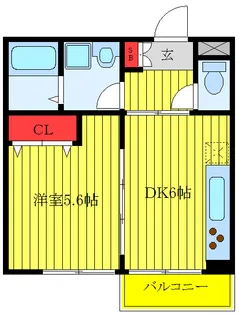 クィーンズガーデン【3階】の間取り