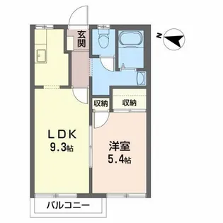 ゴ ルド・リサ【2階】の間取り