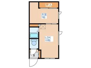 サンシャインN12【3階】の間取り