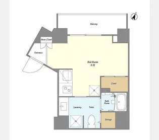 リヴィコート下落合【6階】の間取り