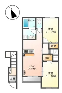 ヴェルデ西平山【2階】の間取り