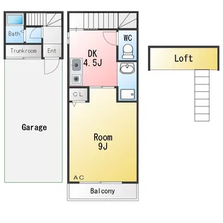 エクセルゼッポウ【1階】の間取り