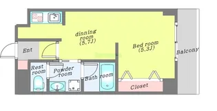 しゃとれ小松島【3階】の間取り