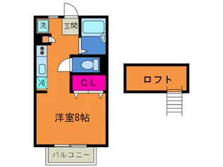 パセオ朋栄I【2階】の間取り