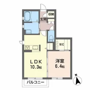 パーメソッド【1階】の間取り