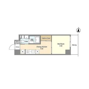 BPRレジデンス亀戸【9階】の間取り