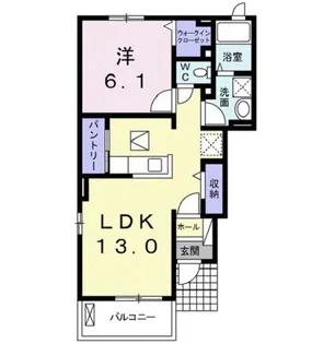エクセレントI【1階】の間取り