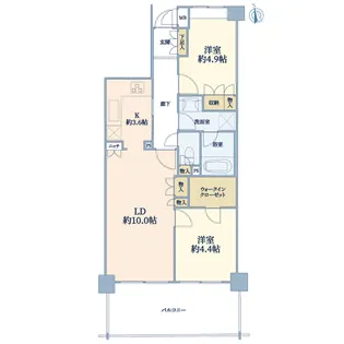 藤和シティホームズ鷺沼小台【1階】の間取り