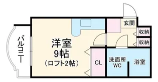 パラドール西伊場【2階】の間取り