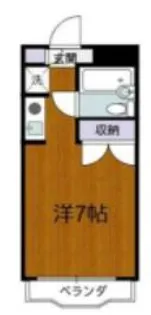 ホープ調布【1階】の間取り