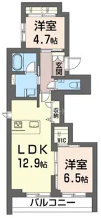 アリスティオ【2階】の間取り