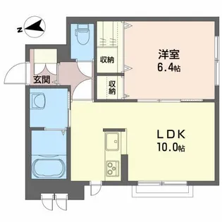 シャーメゾンペットランドB【1階】の間取り