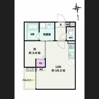 Jack matobaIII【1階】の間取り