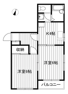 ハイムけやき【1階】の間取り