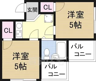 インペリアルスイートコーニッシュ【4階】の間取り