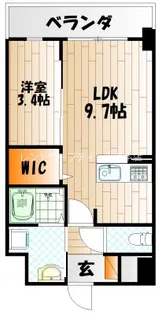 サンフォート小倉【2階】の間取り