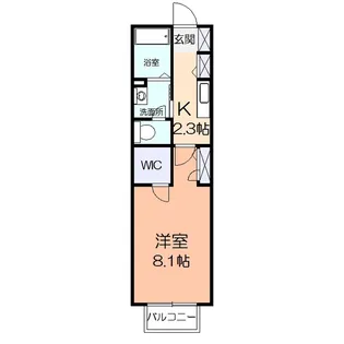 ベルク・シュロス【2階】の間取り