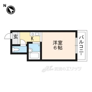 ハイツ玉川5【2階】の間取り