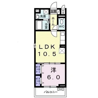 glanz CLK いちご館【3階】の間取り