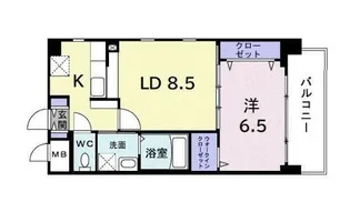 セジュール藤【2階】の間取り