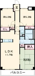 LA TORRE【4階】の間取り