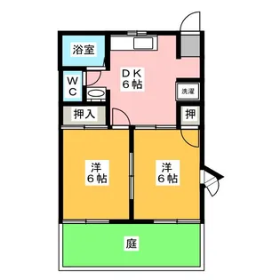 フレグランス下津I【1階】の間取り