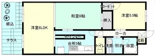 翠町IVYCOURT2ND【2階】の間取り