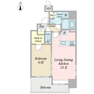 Della Verita【4階】の間取り