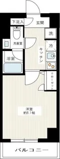 MAXIV北糀谷【5階】の間取り