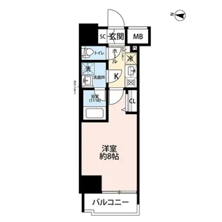 プレール・ドゥーク東雲III【7階】の間取り
