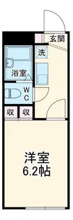 レオパレスペイサージュ【2階】の間取り