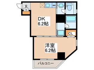 APrecious Namba South【2階】の間取り
