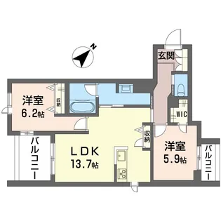 Maliena【3階】の間取り
