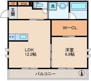 メゾン ショコラ【2階】の間取り