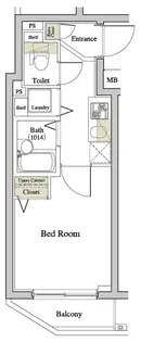 ヴォーガコルテ池上【2階】の間取り