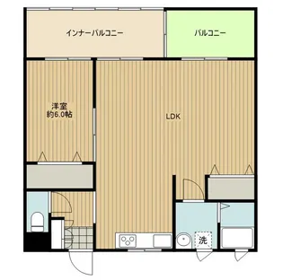 篠田ビル【2階】の間取り