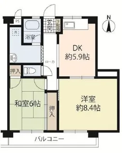 山本マンション【3階】の間取り